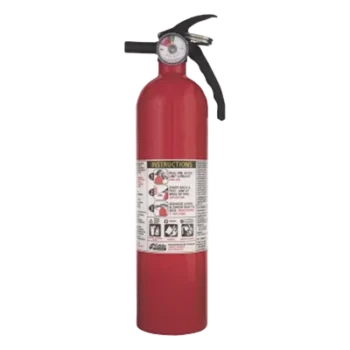 Extintor desechable / Recreational / Polvo químico ABC / 2.5 lb / UL 1-A:10-B:C / Soporte metálico / USCG-DOT / Paquete 6