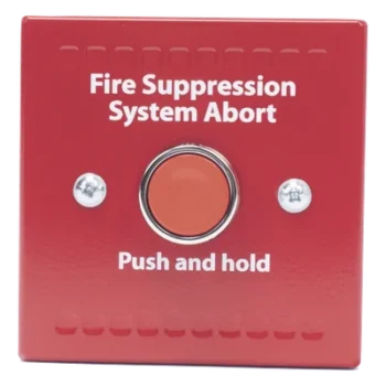Botón de Aborto / Montaje Superficial / Certificación UL y FM / Supresión de Incendio / 4.5 x 4.5 x 2.5 in