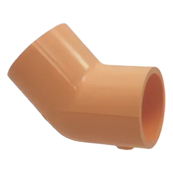 Codo 45° / ¾ pulgada / Tubería de Aspiración para Detectores de Humo / CPVC Cédula 40 / Precortado 10 o 15 pies (32.8 o 49.2 ft)