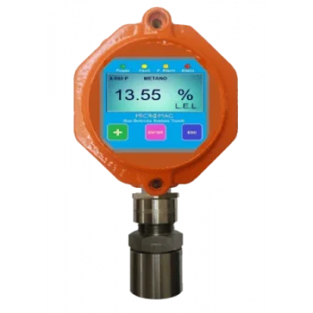 Detector de gas industrial / Contenedor antideflagrante / Cabezal reemplazable en campo / Microprocesador de última generación