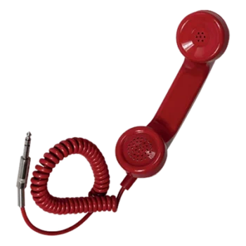 Auricular para teléfono de emergencia / Conector jack 6,3 mm / Compatible con centrales Previdia Ultravox