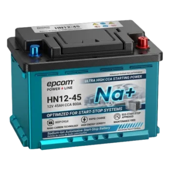 Batería Start-Stop Automotriz / 12 Vcc / 45 Ah / 800 CCA / 540 Wh / 3000+ Ciclos / IP65