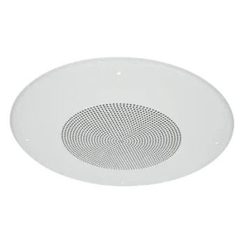 Bocina de techo / 8 pulgadas / 0.125-8W / 25V y 70.7V RMS / 0°C a 49°C / 75-100 dBA a 10 pies (3.05 m)
