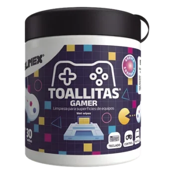 Toallitas de Limpieza / Antiestáticas / Antibacteriales / 30 Unidades / Aroma Chicle