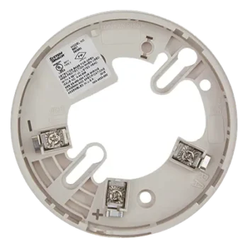 Base plug-in / 4 in (10.2 cm) / 15-32 VDC / Terminales a tornillo / Compatible con sistemas inteligentes / UL268, ULC S529 / Marfil