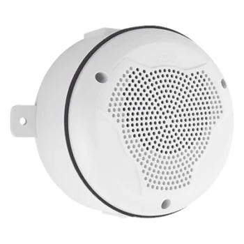 Bocina para exterior de montaje en techo / -40°C a 66°C / NEMA 4X e IP56 / Candelas ajustables / 131 ft rango de temperatura