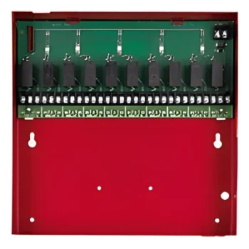 Módulo de interfaz / 10 relevadores Form C / 5A @ 30VDC/250VAC / Gabinete metálico con llave / 0.86'H x 0.86'W x 0.26'D