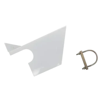 Parasol de protección / Acero inoxidable 316 / Montaje en tubo de 2 in con abrazadera U / Pintado blanco / Compatible XNX, Optima Plus, MPD, Sensepoint PPM, EC