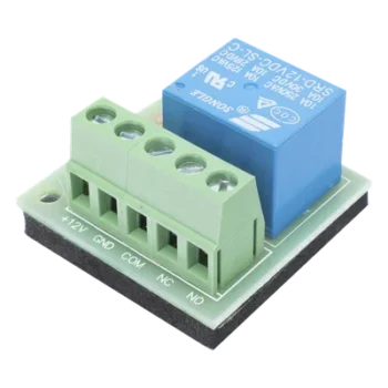 Módulo de Relé para Control de Acceso / Salida NO/NC/COM / 3A a 125 VCA / 12 VCC / -20°C a 70°C / Interbloqueo de Puertas