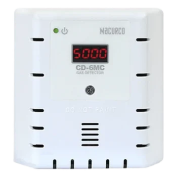 Detector y Controlador de CO2 / 0-2000 ppm / Doble Relevador / Salida 4-20 mA / Activación 600-1500 ppm / Pantalla Digital