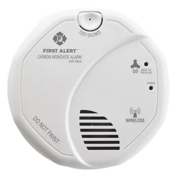 Alarma de Monóxido de Carbono / Sensor Electroquímico / Interconexión Inalámbrica / Alerta de Voz 85 dB / Ubicación por Voz / Alimentación por Batería