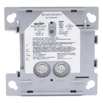 Módulo de relé inalámbrico direccionable / 1 contacto Forma C SPDT / malla SWIFT 902-928 MHz / baterías CR-123A / gateway W-GATE