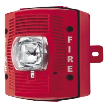 Bocina con estroboscópico para exterior / NEMA 4X - IP56 / 15-115 cd / 25/70.7 Vrms / SpectrAlert Advance