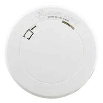 Detector Combo de Humo/CO, Autónomo, Batería Sellada de Litio de 10 años, No Requiere Panel, Diseño Ultra Delgado, No Requiere Cableado