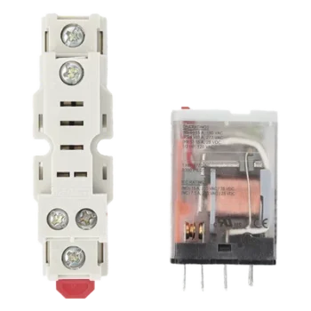 Kit de relevador / SPDT 15A / Bobina 24 Vac / LED de estado / Riel DIN 35mm / Serie Veris VMD1B-F