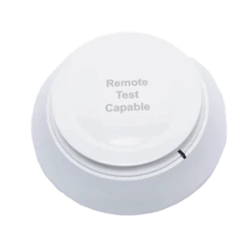 Detector de Humo Direccionable / Tecnología Fotoeléctrica IDP / Sensibilidad Programable / Direccionamiento Decimal / Compatible IFP y RFP / Color Blanco