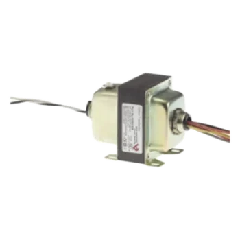 Transformador de control / 75 VA / Primario 120-208-240-480 VAC / Secundario 24 VAC / Protección por disyuntor / Montaje 1 hub y pata / UL