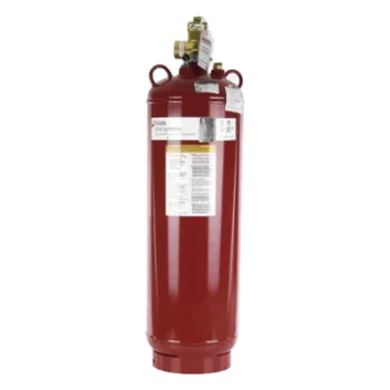 Cilindro con Válvula para Sistema de Extinción / 350 lb (158.7 kg) / Válvula 2" con Indicador de Nivel / UL Listed y FM Approved / USCG Approved