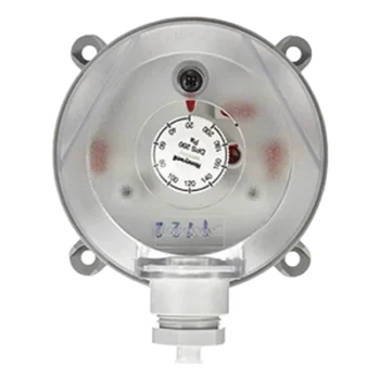 Presostato diferencial / Rango 40-400 Pa / Histéresis 20 Pa / IP54 / Montaje en ducto / HVAC