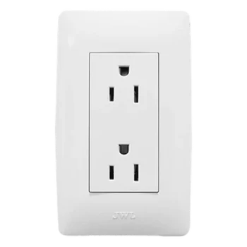 Toma de Corriente Dúplex / 127 V~60 Hz / 15 A / 1 Módulo Compacto / 2P+T / 40,000 Maniobras