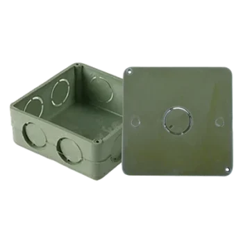 Caja Cuadrada con Tapa / PVC Conduit 1 pulgada / Norma NMX-E-012 / Autoextinguible / Aislante Eléctrico