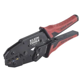 Pinza Ponchadora / Terminales Aislados 10-22 AWG / Acción Compuesta / Tres Cavidades / Doble Agarre