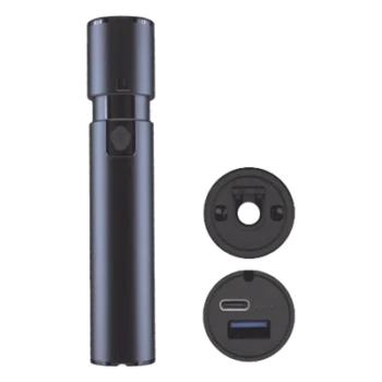 Localizador Visual de Fallos / Láser 650nm / 15mW / 8-10 km / Conector Universal SC/FC/ST / USB Recargable / -10°C a 50°C / 0.49 x 0.10 x 0.10 pies