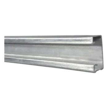 Canal Unicanal Sólido / 4 x 2 cm (1.57 x 0.79 in) / Acero Pregalvanizado 1.52 mm / Longitud 3 m (9.84 ft) / Refuerzo Estructural / 0.9 kg/m