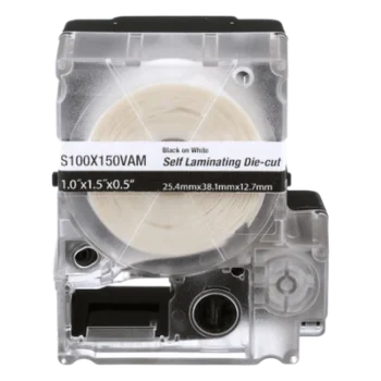 Casete de Etiquetas Autolaminadas / 175 uds / 25.4 x 38.1 mm / Cables 4-8.1 mm / Vinilo Blanco