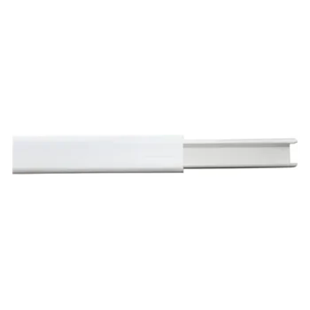 Canaleta de PVC / 12 x 8 mm / 2 m / Autoextinguible / Blanco / -20°C a +85°C