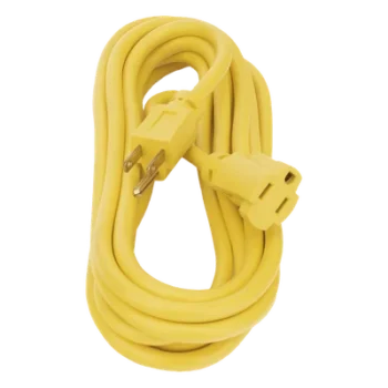 Extensión Eléctrica de Uso Rudo / 5 m (16.4 ft) / 127 V CA / 10 A / 16 AWG / NEMA 5-15R / Aterrizada