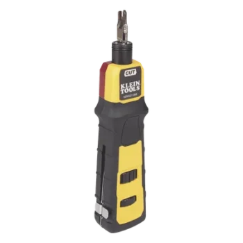 Ponchadora de Impacto / Termina y Corta CAT3/CAT5e/CAT6/6A / Paneles y Bloques 66/110 / Mango Acojinado / Fuerza Ajustable Alta/Baja / 6'' (15,2 cm)