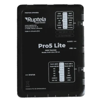 Localizador GPS Vehicular / LTE Cat1 (4G) y GSM 2G / CAN Bus FMS J1708 J1939 / Detección de Jammer con Paro de Motor / BLE 5.0 / 9-32 V DC