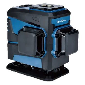 Nivel Láser Línea Verde / 515 nm / Autonivelante ±3° / Proyección 360° / Batería 4V 4.4Ah / Base Magnética Rotativa