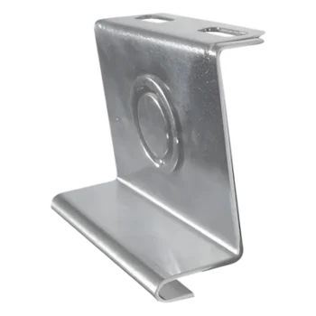 Placa de Salida a Tubo Automática / 66 mm / Tuberías 1/2 a 2 pulgadas / Abrazadera Tipo U / Acabado Electro Zinc
