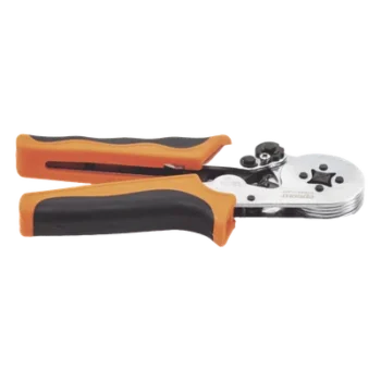 Pinza para Prensado / 26-10 AWG / 0.25-6.0 mm² / Casquillo Cuadrado / Trinquete Ergonómico / 175x75x20 mm / 0.57 ft x 0.25 ft x 0.07 ft