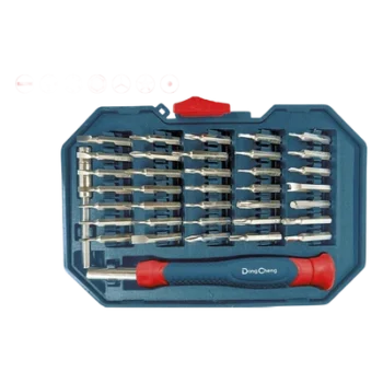 Juego de Desarmador de Precisión / 37 Piezas / 35 Puntas Intercambiables / Mango Ergonómico Antideslizante / Estuche Organizado / Acero Cr-V
