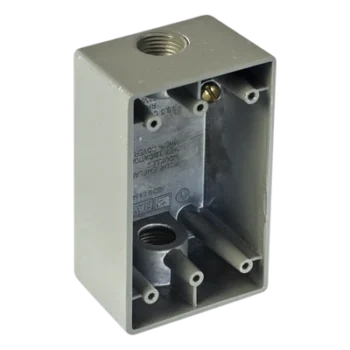 Caja Condulet FS / 2 Bocas 3/4" (19.05 mm) / Aluminio Diecast / A Prueba de Intemperie / Volumen 295.2 cm³ / UL y CSA