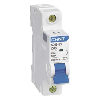 Interruptor Termomagnético DIN / 1 Polo / 6 A / 6 kA / 110-415 VCA / Rango -40 °C a 70 °C
