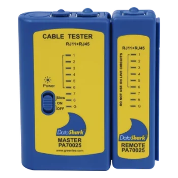 Probador de Cables de Red / Detección de Fallas / LEDs por Pin / Unidad Remota Incluida