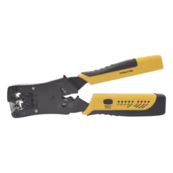 Pinza Pelacables/ Probador UTP-STP/ Cat 3-5-6/ RJ45-RJ11-RJ22/ 0.38 x 0.95 pies