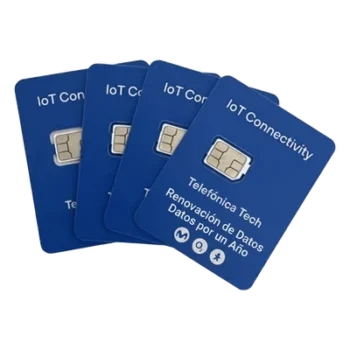 Renovación Servicio SIM IoT / 25 MB Mensuales / 12 Meses / Multi-Carrier / Cobertura MX-US-GT / Activación 5 Segundos