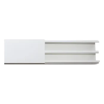 Canaleta de PVC / 17 x 35 mm / 2.5 m (8.2 ft) / Auto-extinguible / Resistente a UV