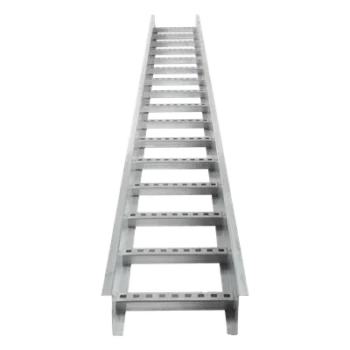Escalera de Aluminio Portacables / Perfil Z / Peralte 3 1/4" / Paso 9" / Ancho 12" / 3.66 m (12 ft) / Capacidad 274 Cables / Carga 74.4 kg