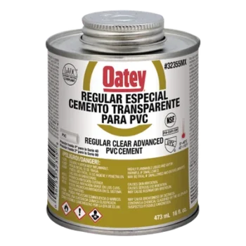 Pegamento / Cemento Claro / 473 ml / Tubo Conduit PVC Pesado / Baja Emisión VOC / Curación Rápida
