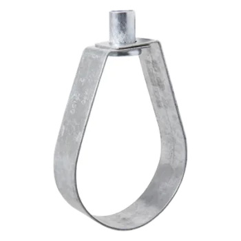 Abrazadera Tipo Pera / 3/4" (28 mm) / Cincado Electrolítico 5 micras / Carga 154 kg / Longitud 72 mm / Tuerca 3/8" Moleteada