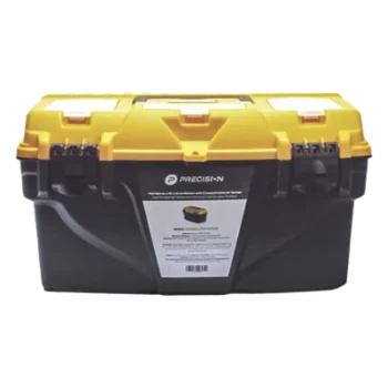 Caja Porta Herramientas / 17" / 44x26x23 cm / Polipropileno / 550 gr / Candado / Charola para Tornillos
