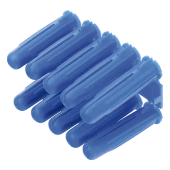 Taquete de Fijación / Doble Expansión 4 Direcciones / 3/8" para Tornillo 12 mm x 2" / 100 Piezas / Resistencia 100 kg / Concreto y Superficies Sólidas