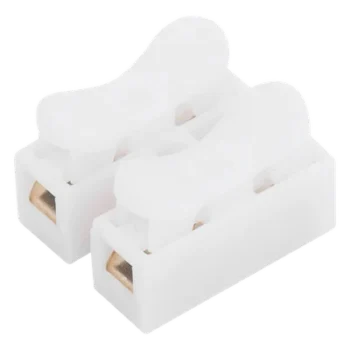 Conector Push / 2 Contactos / 250V / 10A / -40°C a 100°C / Cables 0.5-3.5 mm² / Material Antiflama
