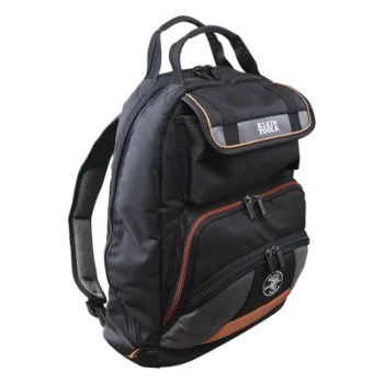 Mochila para Herramientas / 35 Bolsillos / Tela Balística 1680D / Interior Naranja / Base Resistente Texturizada